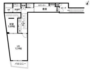 デコール代官山の間取り