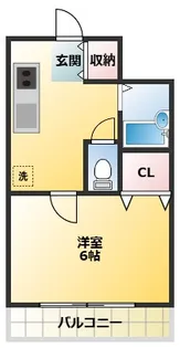 フローラルハイツ【3階】の間取り