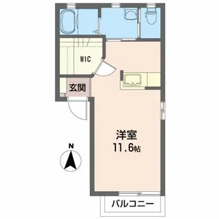 プレジオD【2階】の間取り
