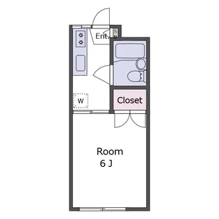 グリーンヒル等々力【2階】の間取り