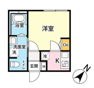 東京都板橋区赤塚1【アパート】の間取り