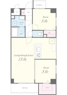 Eau Clair【1階】の間取り