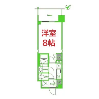 BluRock東神奈川【4階】の間取り