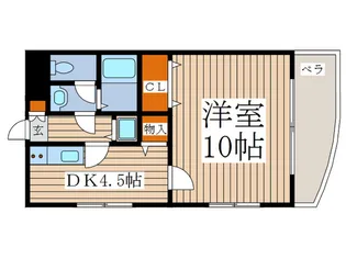 ラ・プチメゾン2 A【4階】の間取り