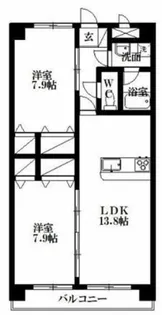 リゾートMシュルプリーズ【3階】の間取り