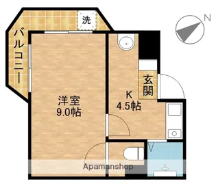 ライフ第3マンション細江【3階】の間取り