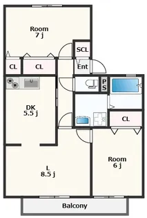 マイファミール【1階】の間取り