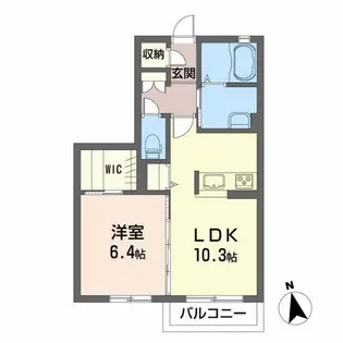 パーメソッド【1階】の間取り