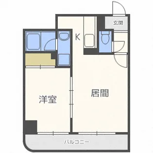 トミイビルNo.40【2階】の間取り