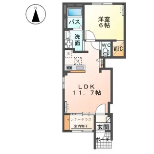 ベルグラーノ【1階】の間取り