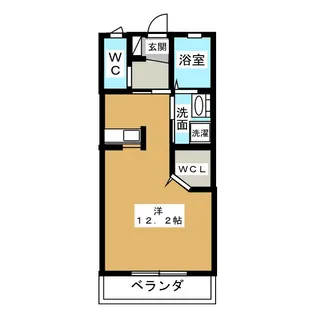 グランブレ【1階】の間取り