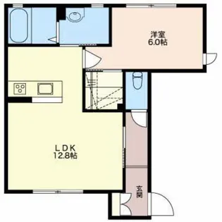 マストタウン長倉【1階】の間取り