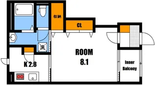 Hill Village【1階】の間取り