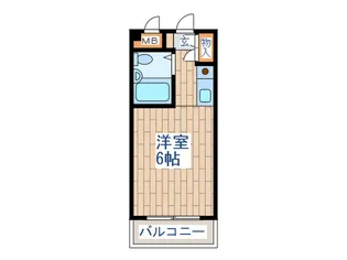 テイーエム千鳥【4階】の間取り