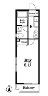 リフィル中野新橋【3階】の間取り
