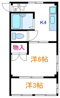 第二寿マンション【3階】の間取り