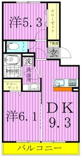 セジュール保塚A【1階】の間取り