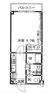 カーサ飯豊【2階】の間取り