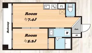 エスポワール伊勢佐木【3階】の間取り