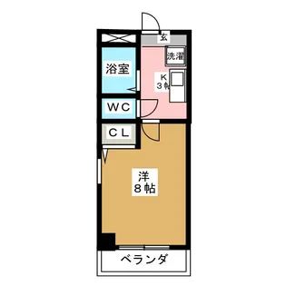 コーポクローバー【2階】の間取り