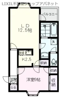 メゾンシンフォニーC棟【2階】の間取り