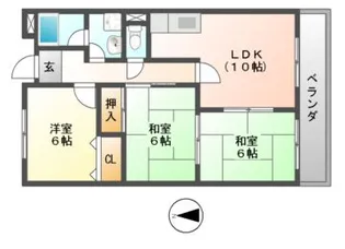 エクセレンス【3階】の間取り