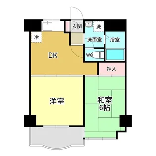 マキシムアイケー6【1階】の間取り