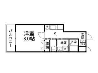 メゾン・ビロング【4階】の間取り