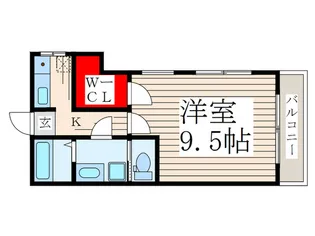 スプリングハイム【1階】の間取り