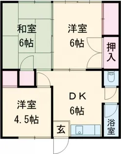 入地グリーンハウス【2階】の間取り