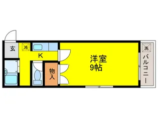 マンション白鷺【3階】の間取り