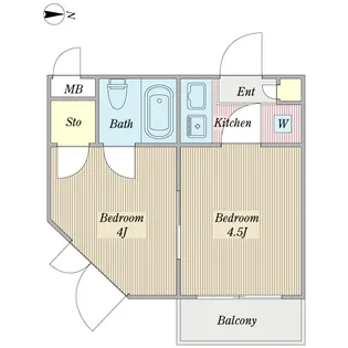プリムローズIII【3階】の間取り