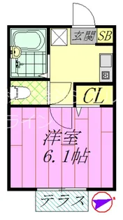 アルシオンハイツ葛西【2階】の間取り