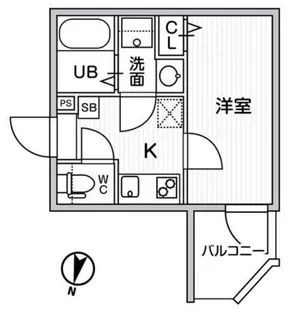 T’s Cuore横濱元町【3階】の間取り