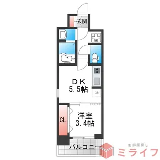 Grand Luce【3階】の間取り