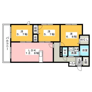 ラフィナート【2階】の間取り