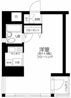 広洋フォルム横浜【2階】の間取り