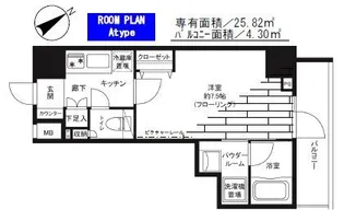 グランドコンシェルジュ麻布【2階】の間取り