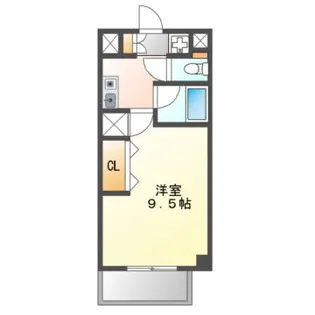 クレールメゾン【2階】の間取り