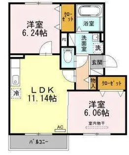 アレーズ【2階】の間取り