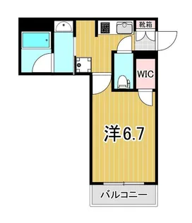 シャーメゾンカフー杉並【1階】の間取り
