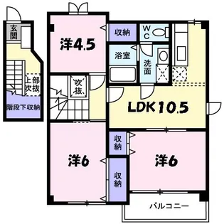 フロレスタ II【2階】の間取り