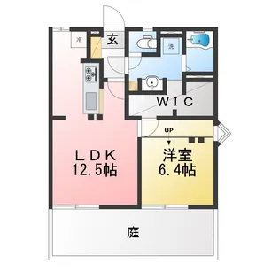 ライラックハイツB棟【1階】の間取り