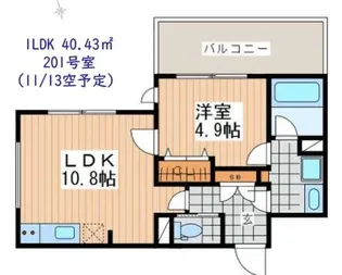 MDM後楽園【2階】の間取り