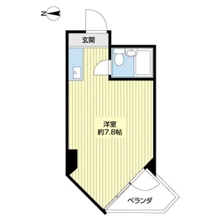 ハイツウエストロード【2階】の間取り