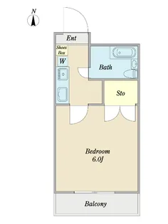 第三エクセル行徳【4階】の間取り