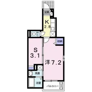 アンジュ【1階】の間取り