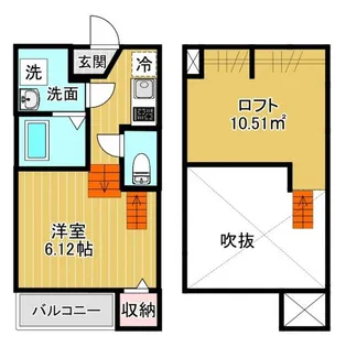 MODERN PALAZZO 貝津Vogue【1階】の間取り