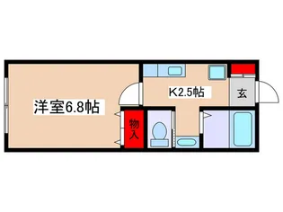ハヌル【2階】の間取り