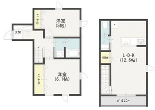 Imagawa Mid Garden Suiteの間取り